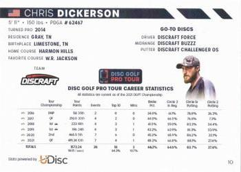 2022 Disc Golf Pro Tour #10 Chris Dickerson Back